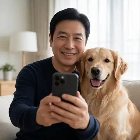 Köpekli Selfie — yapay zekâ sonucu