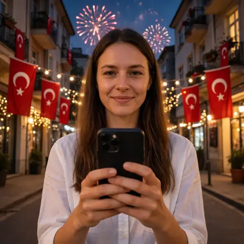 Milli Bayram Portresi — yapay zekâ sonucu
