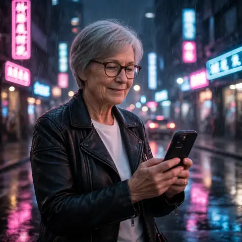 Neon Gece — yapay zekâ sonucu